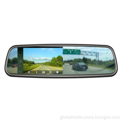 5.0 inch Android Car GPS Navigation Rear View Mirror with DVR